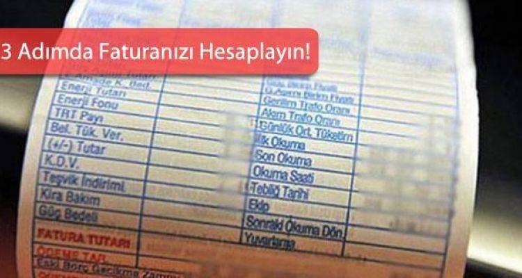 Elektrik Faturası Hesaplama