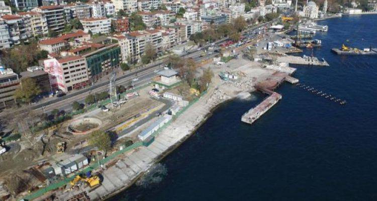 Kabataş Transfer Merkezi Şekillenmeye Başladı