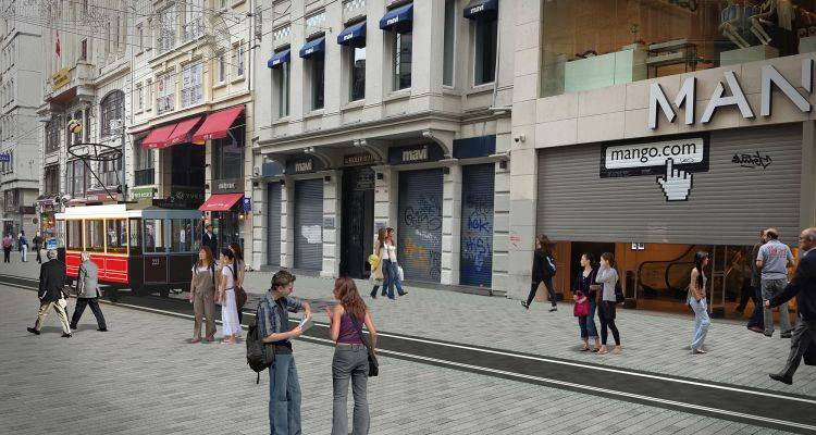 İstiklal Caddesi Baştan Sona Yenileniyor