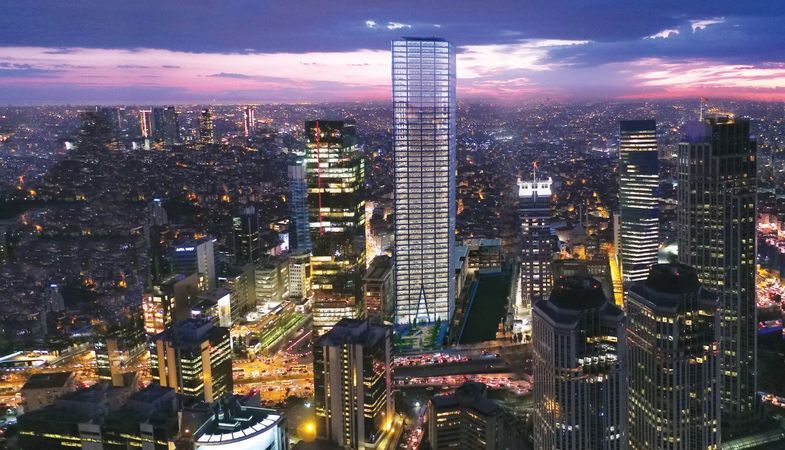 İstanbul Tower 205 Projesi Levent'te Yükseliyor