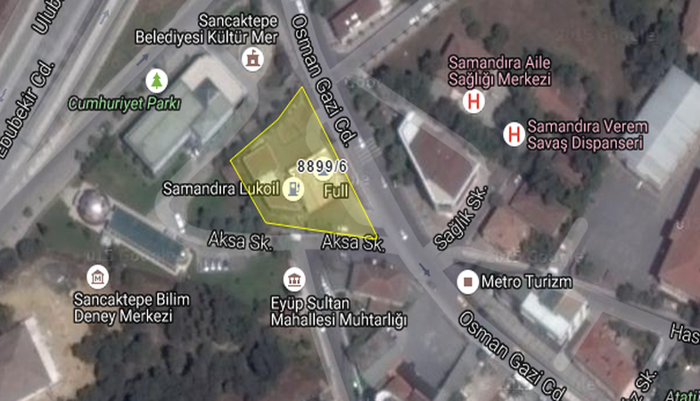 Sancaktepe'deki Akaryakıt İstasyonu İcradan Satışta