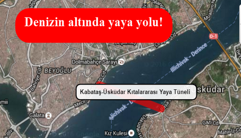 İstanbul’a Yeni Bir Çılgın Proje Daha Geliyor