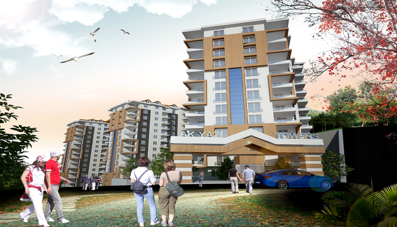 Akyazı Towers Trabzon'da Yükseliyor