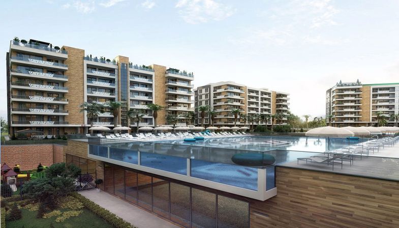 Deluxe Antalya projesi zengin donatılarıyla eşsiz bir yaşam sunuyor