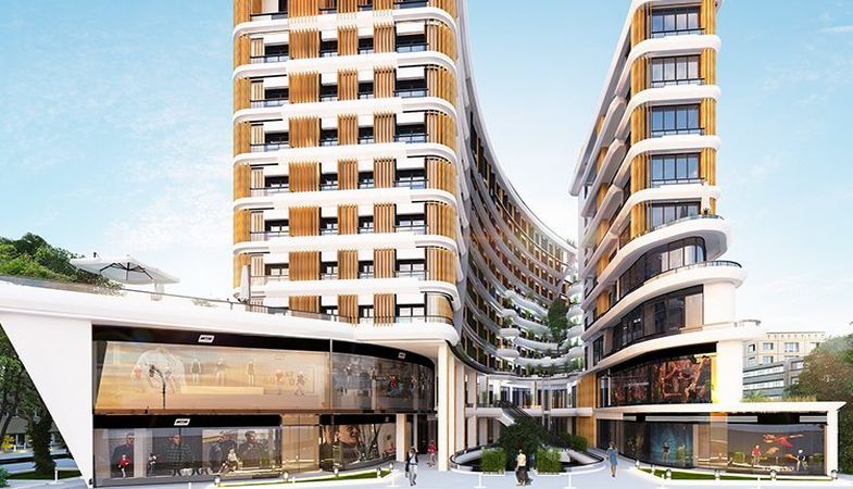 Novi Bazaar Gaziosmanpaşa, göz alıcı mimarisiyle yükseliyor