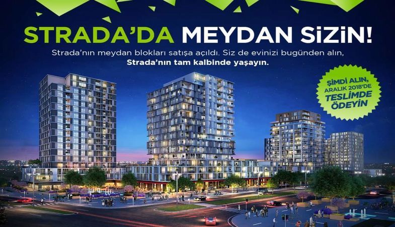 Strada Bahçeşehir Meydan Blokları satışa çıktı