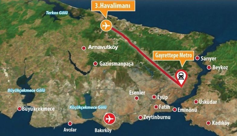 Gayrettepe - 3. Havalimanı çalışmaları sürüyor