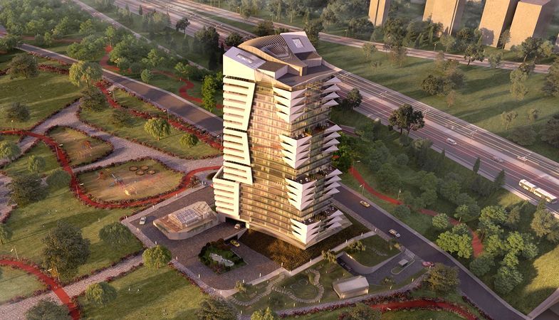 Alize Kapadokya projesi İstanbul Finans Merkezi'nde yükseliyor