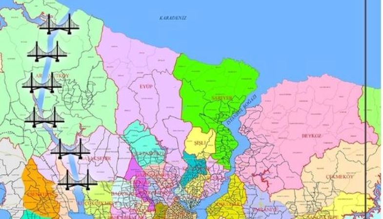 Kanal İstanbul’la 19 ilçe adada kalacak