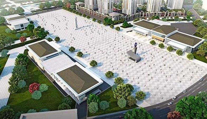 Başakşehir'de yeni kent meydanı düzenlemesi