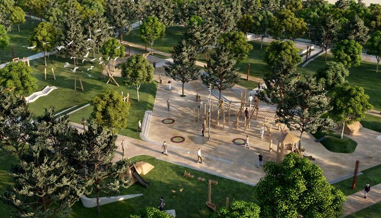 Zeytinburnu'nda millet bahçesi yapımı için lojman yıkımları başladı