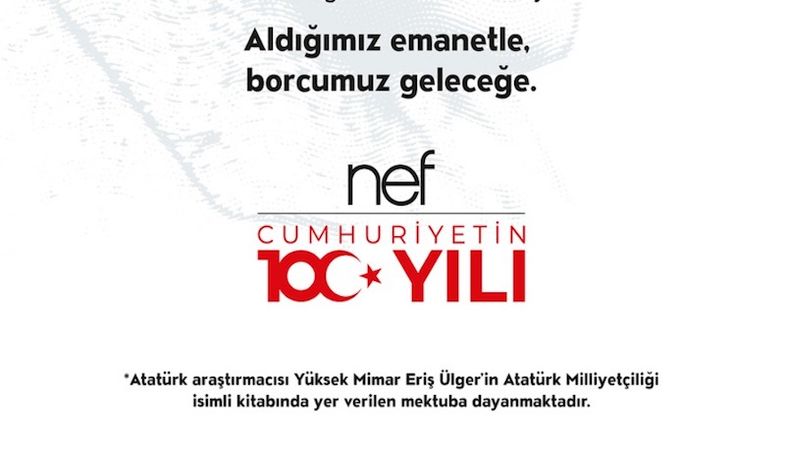Nef’ten Cumhuriyet’in ikinci yüzyılına mektup