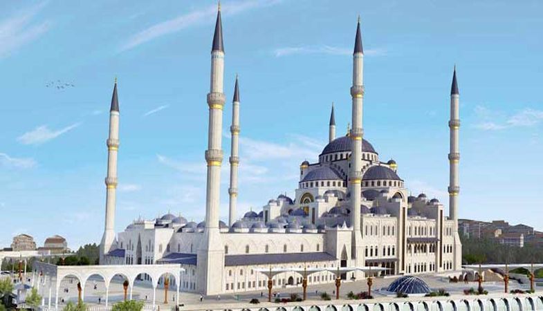 Çamlıca Camii İnşaatı Son Durum