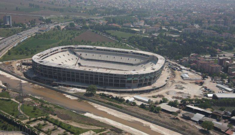 Timsah Arena İnşaatı’nda Son Durum