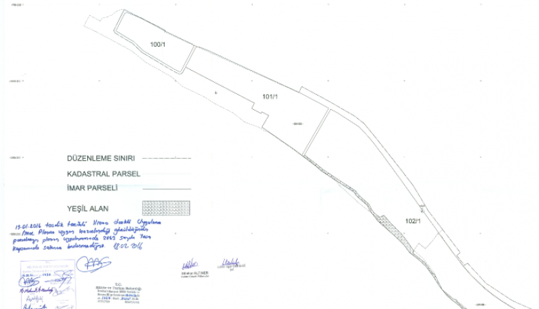 Bakırköy Şenlik Mahallesi Parselasyon Planı Askıda