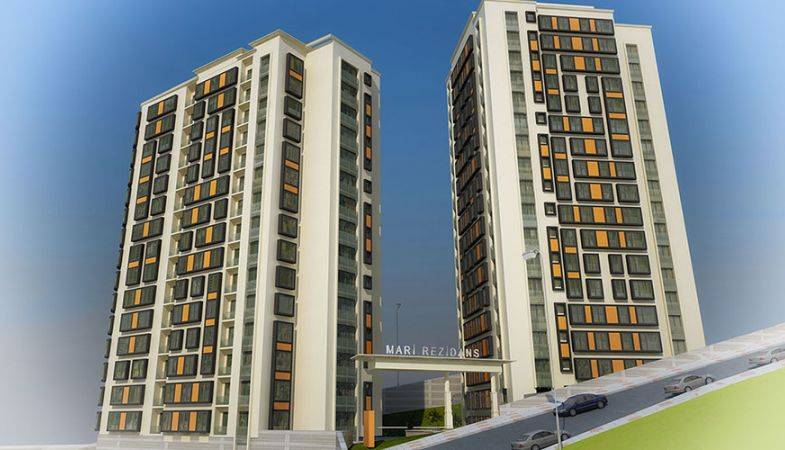 Mari Rezidans 2 Blokta 137 Konuttan Meydana Geliyor