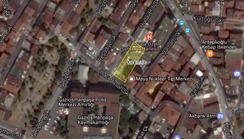 Gaziosmanpaşa Belediyesi'nden 8.7 Milyon TL'ye Satılık Arsa