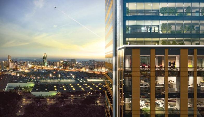 Palladium Tower 200 Ofisten Meydana Geliyor