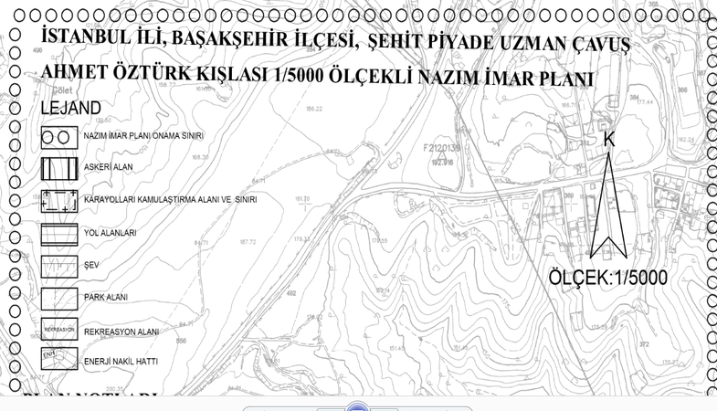 Başakşehir Şehit Piyade Çavuş Ahmet Öztürk Kışlası İmar Planı Askıda