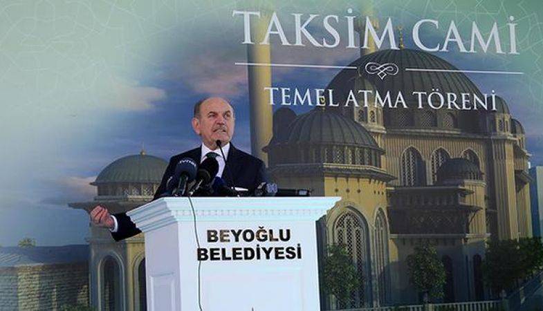 Taksim Camii'nin Temeli Atıldı