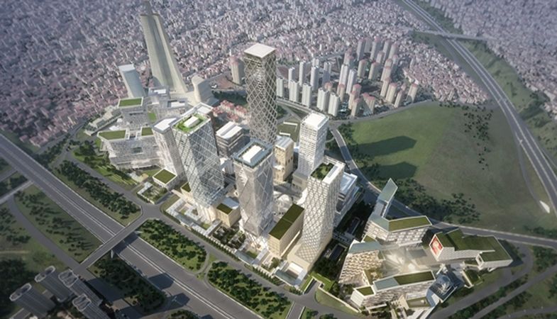 İstanbul Finans Merkezi'nde Dükkanların Yapı Ruhsatı Alındı