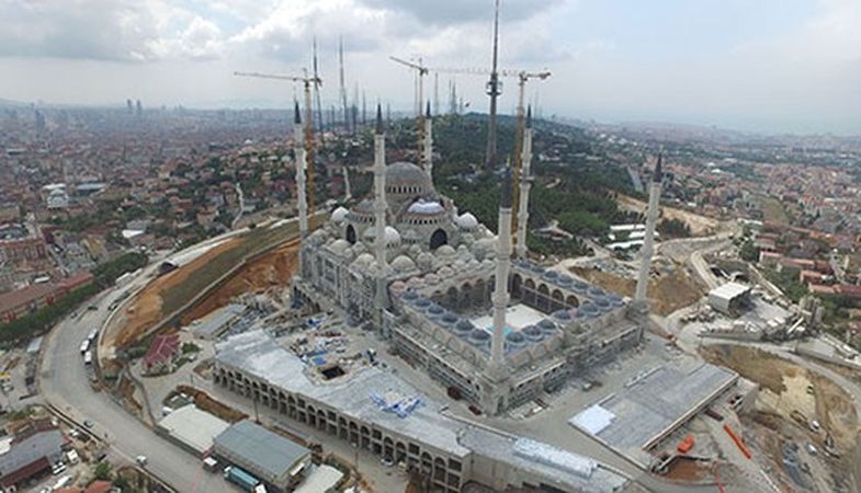 Çamlıca Camii Son Durum Görüntüleri