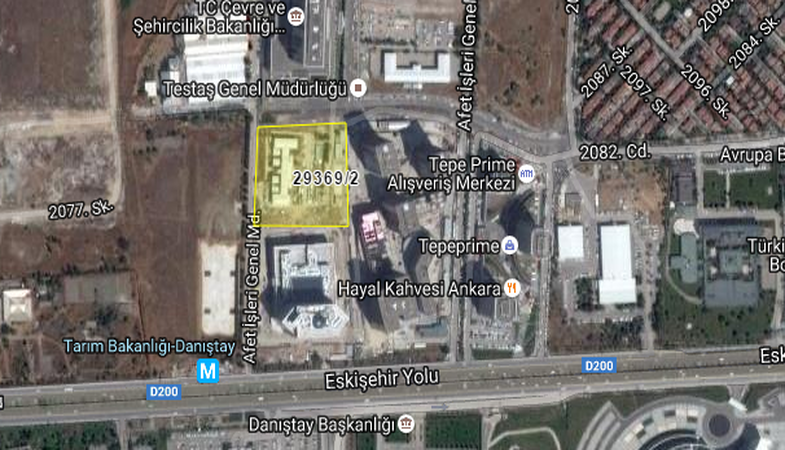 Çevre ve Şehircilik Bakanlığı'ndan Çankaya'da Satılık Arsa
