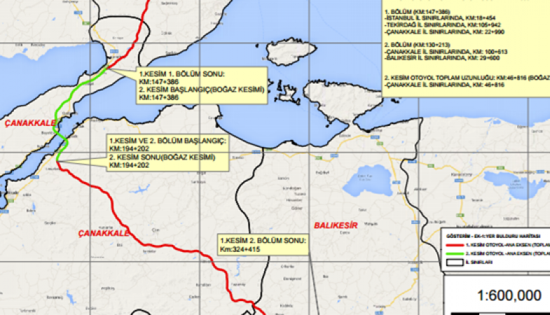 Çanakkale 1915 Köprüsü İçin 29 Eylül'de İDK Toplantısı Yapılacak