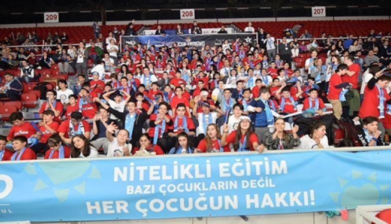 AND Çocuk Tribünü ile Çocuklar Basketbol Maçında!