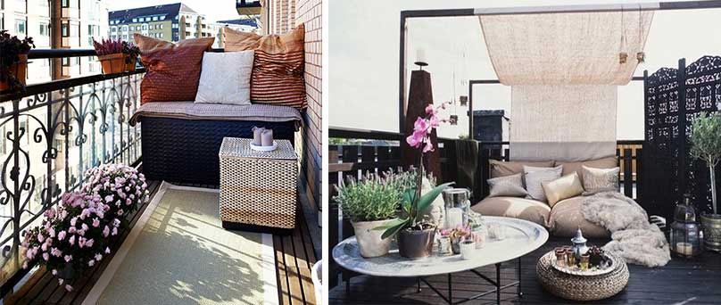 Balkon Dekorasyonu İçin Dekorasyon Fikirleri