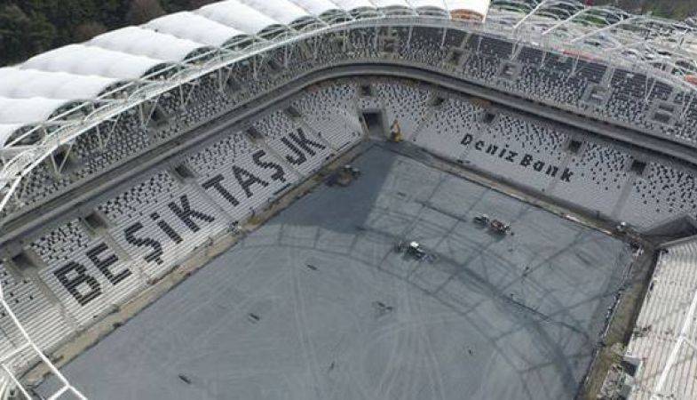 Vodafone Arena’da Çimlendirme Çalışmaları Başlıyor