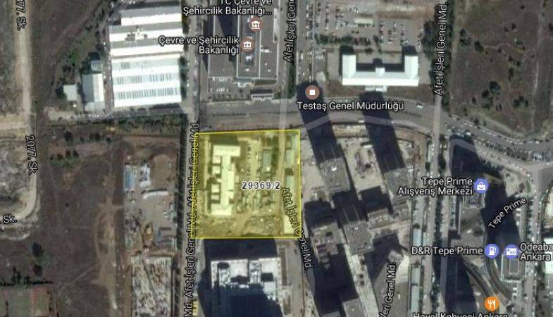 Çevre ve Şehircilik Bakanlığı Altyapı ve Kentsel Dönüşüm Hizmetleri Genel Müdürlüğünden Satılık Arsa