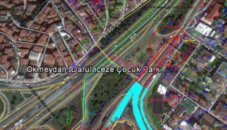 Darülaceze Üst Geçidi Kaldırılıyor