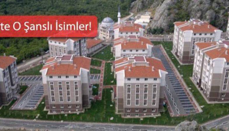 Amasya Merzifon Toki Kura Sonuçları Tam Listesi