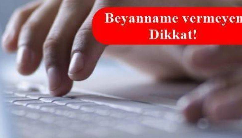 Beyanname Vermeme Cezası 2016