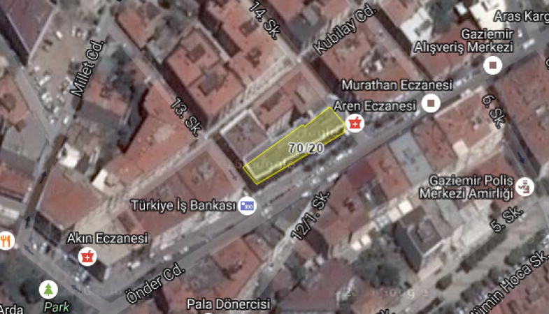 Gaziemir Belediyesi'nden Satılık İşyeri