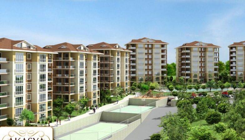Bursa Akasya Evleri Projesi 7 Blokta 98 Konuttan Oluşuyor