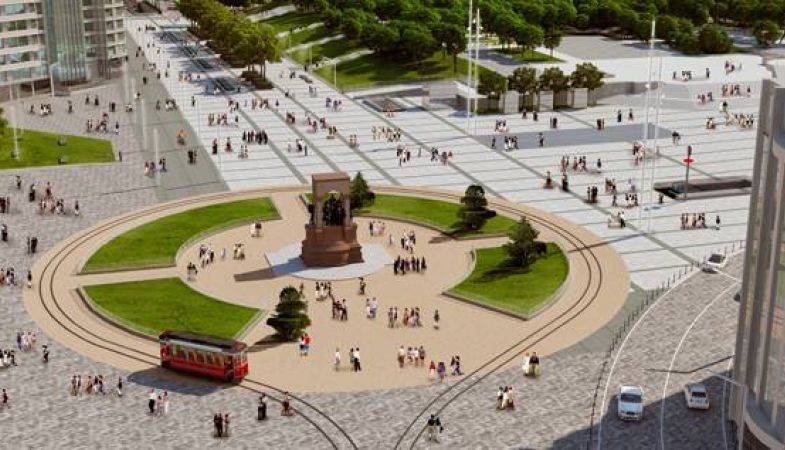 Taksim Meydan Düzenlemesi Son Durum