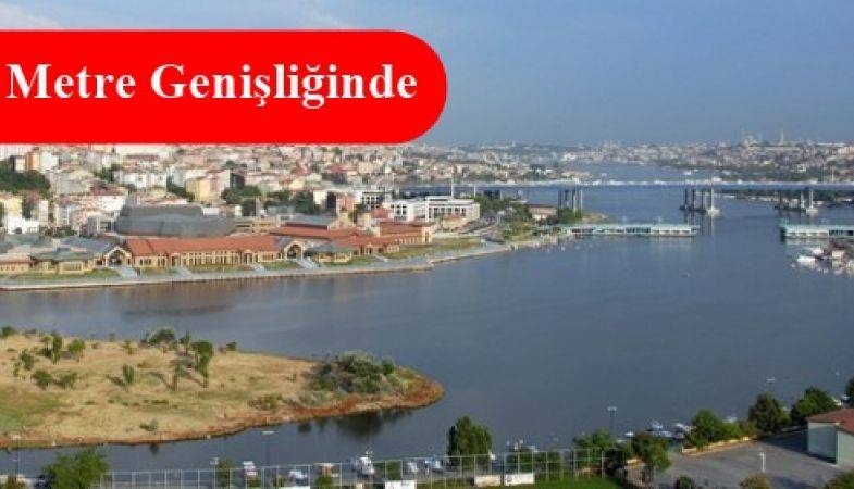 Haliç’e Denizin Üstünden Yeni Yürüme Yolu