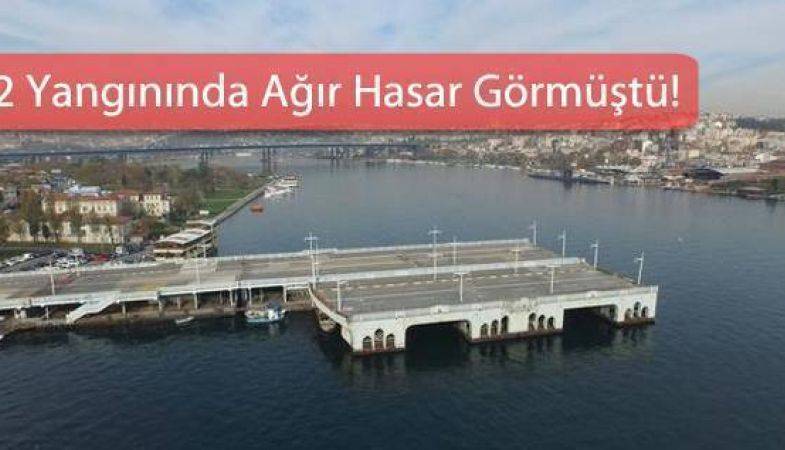 80 Yıllık Eski Galata Köprüsü Kaderine Terk Edildi