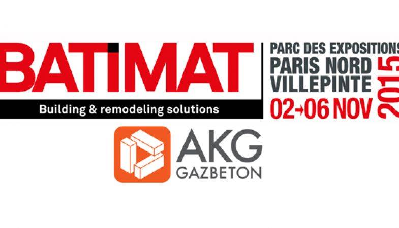 AKG Gazbeton BATIMAT Paris 2015!