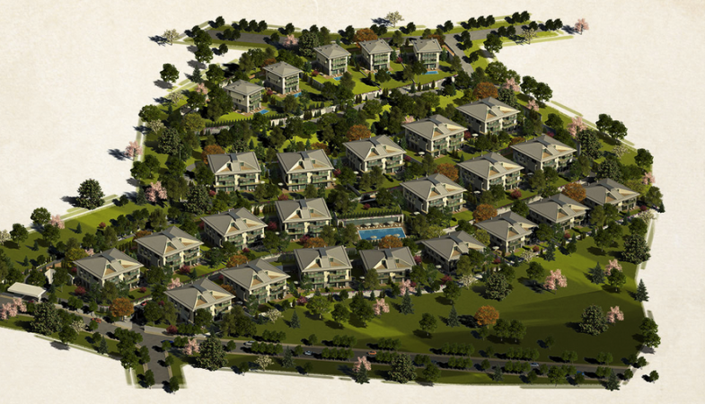 Mesa Çamlıca 5 Villa 115 Konuttan Oluşuyor