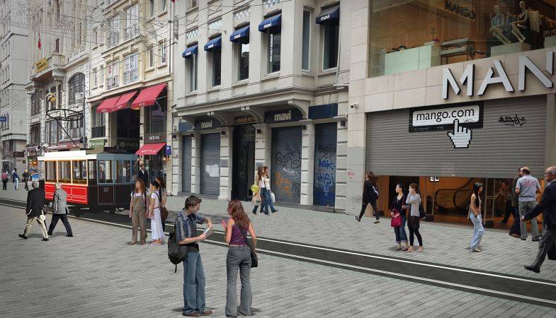 İstiklal Caddesi Baştan Sona Yenileniyor