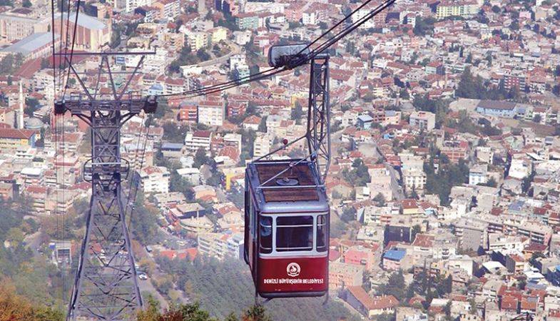Denizli’ye 700 Metrelik Teleferik Hattı Projesi