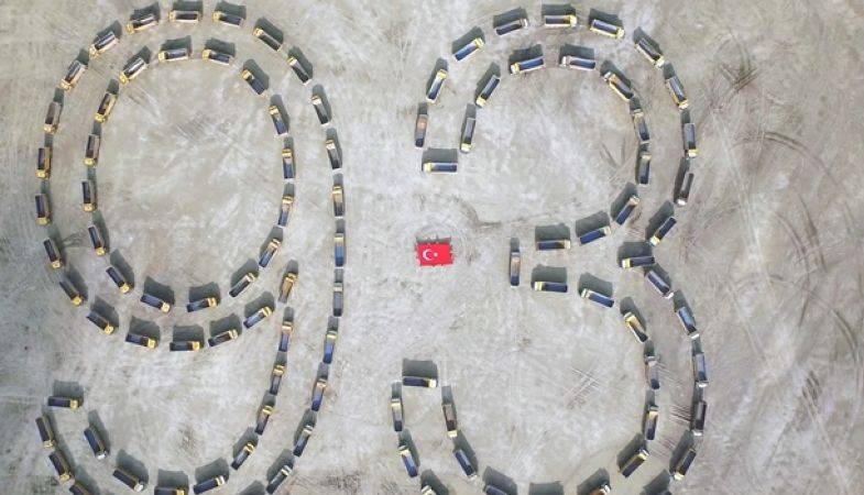 3. Havalimanı’nda Cumhuriyet Bayramı’na Özel Koreografi