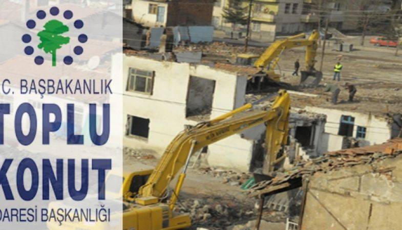 TOKİ 100 Bin Gecekonduyu Dönüştürmeyi Hedefliyor