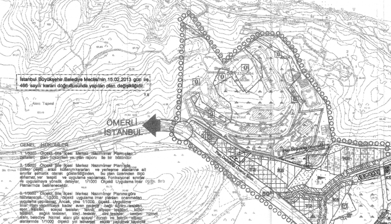Şile Merkez Nazım İmar Planı Değişikliği Askıya Çıktı