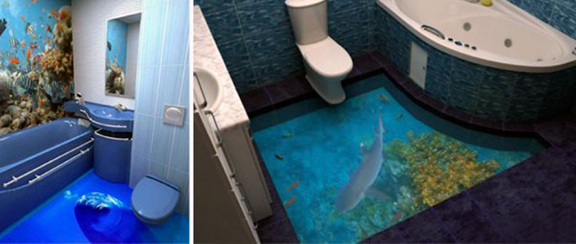 Birbirinden İlginç 3 Boyutlu Yer Döşemeleri