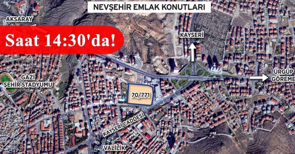 Nevşehir Emlak Konutları İhalesi Yarın