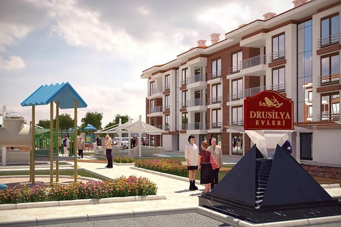 Drusilya Evleri Projesinde Hemen Teslim Daireler!